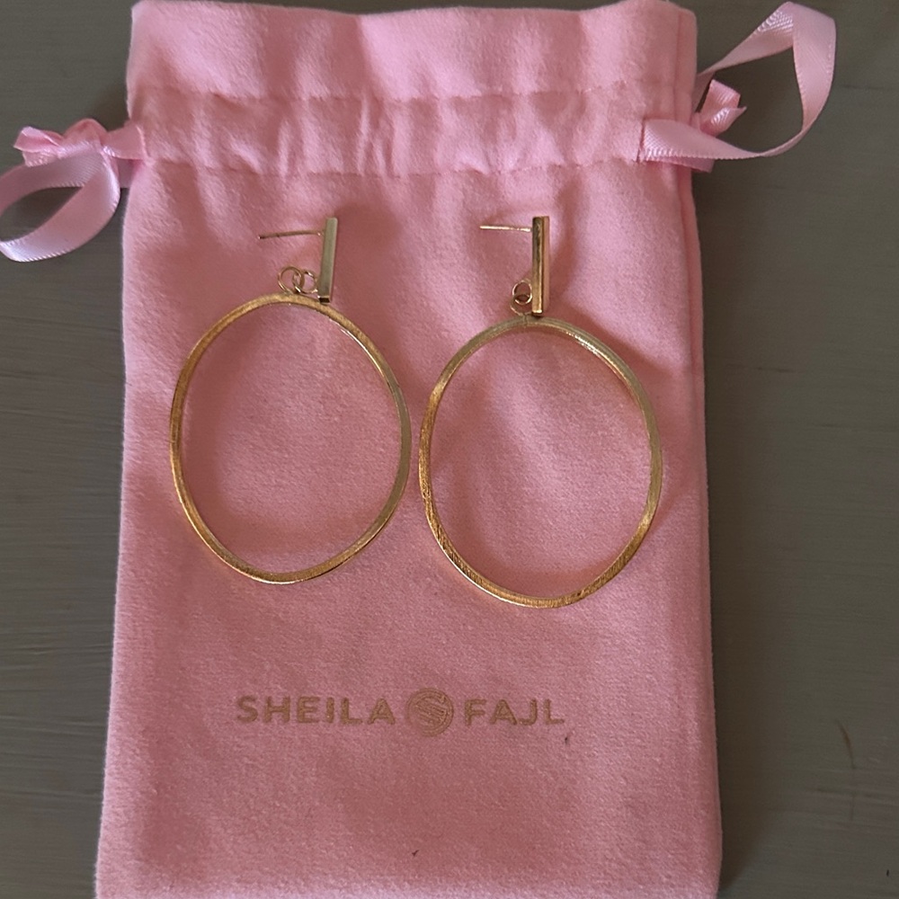 Gold Hoop Earrings